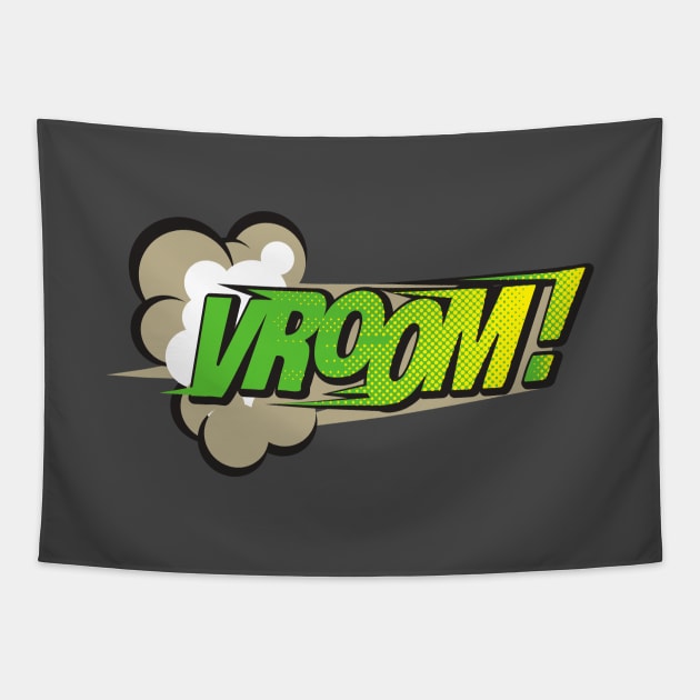 Vroom run run fun!!! Tapestry by Grishman4u