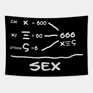 Chi Xi Stigma 666 Tapestry