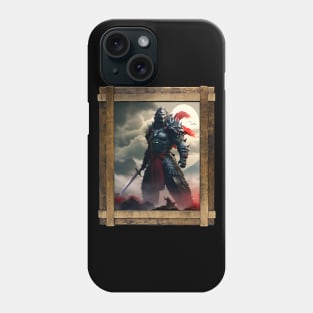 Japanese Monster Dragon Samurai Ninja Vintage Landscape Movie Artist Fan Frame Phone Case