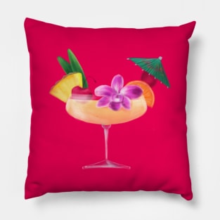 Tropical Cocktail Pillow