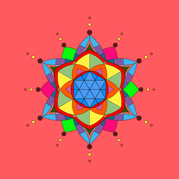 Sacred Geometry Mandala Art by ukrsot