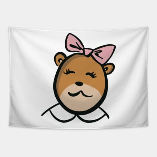 Miss Bear Tapestry