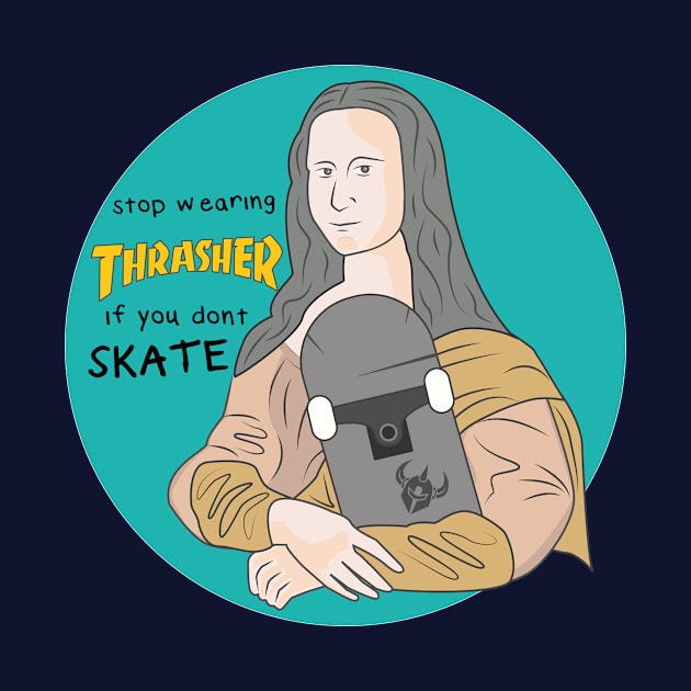 monalisa love skate by SlaughterSlash