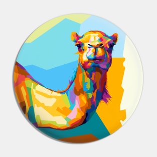 Animals Camel Wpap Art Pin