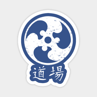 Blue Eye Samurai Taigen Shindo Dojo Symbol Magnet