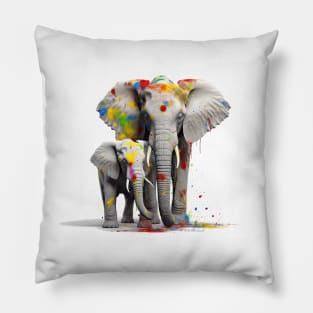 Elephants Pillow