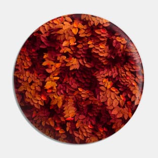 Autumn red and orange leaves - Abstract photography Pin