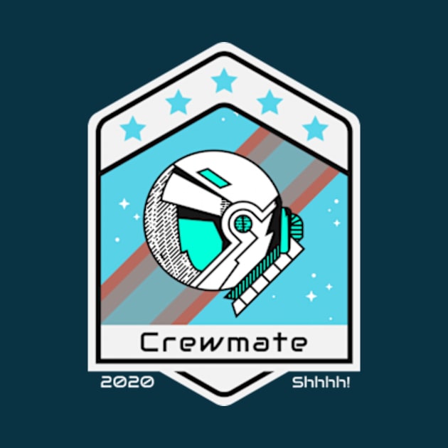 Among Us Crewmate Badge by THUD creative