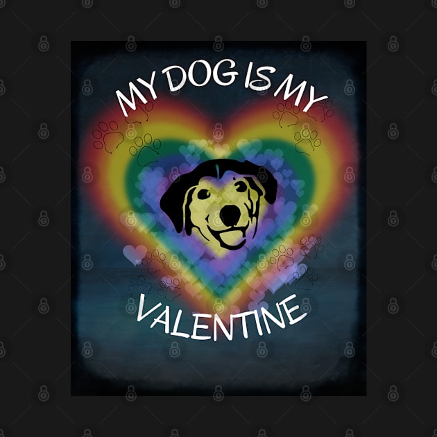 My dog is my Valentine. by MariooshArt