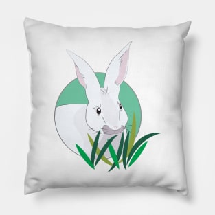 White bunny Pillow