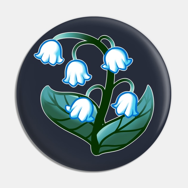 Lily of the Valley Pin by leashonlife