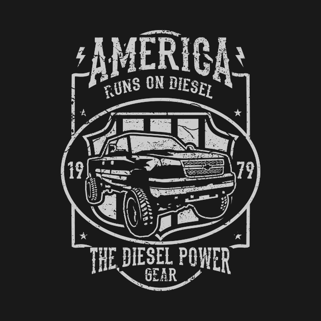 America Runs On Diesel Truck by Rebus28