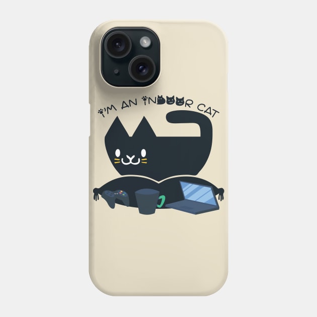 I’m An Indoor Cat Phone Case by Cartel