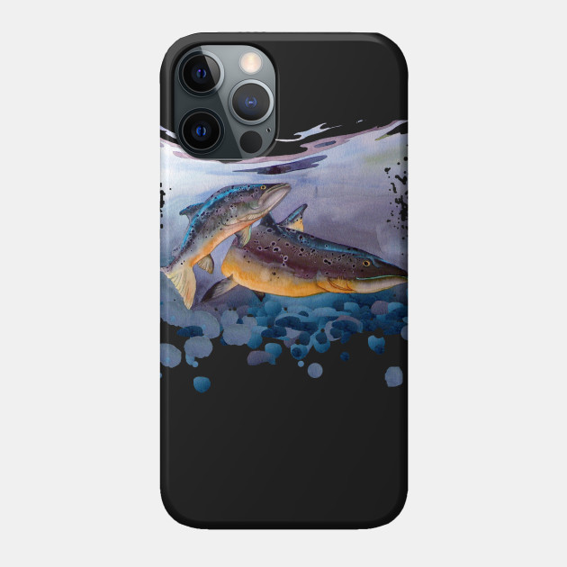 BrownTrout2 - Trout - Phone Case