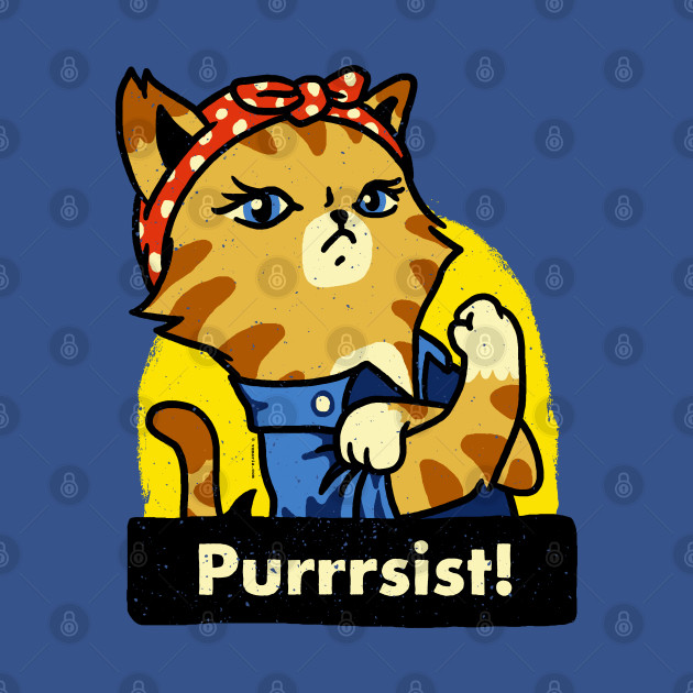 Purrrsist! (Version 3) - Cats - Phone Case