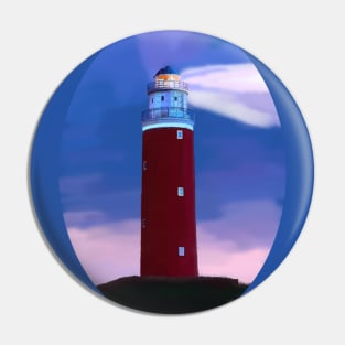 Red Lighthouse Pin