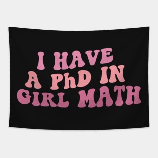 PhD in Girl Math Tapestry