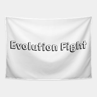 Evolution Fight / Typography Design Tapestry