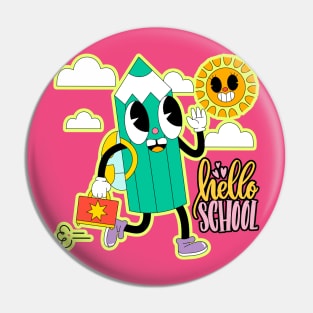 hello school back to school Pin