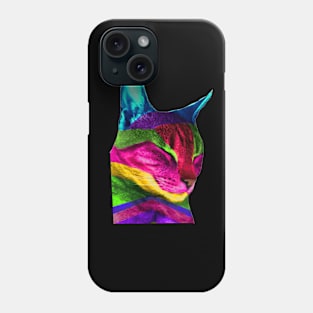 Multicolored Cat Phone Case