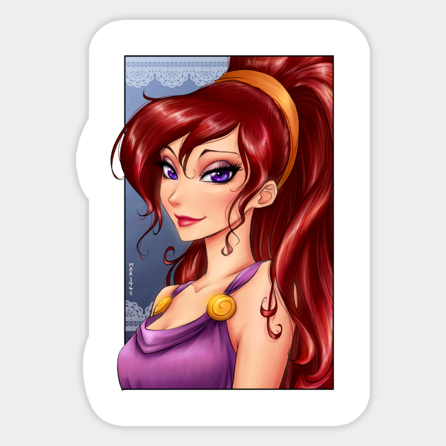 Megara Megara Hercules Disney Sticker Teepublic