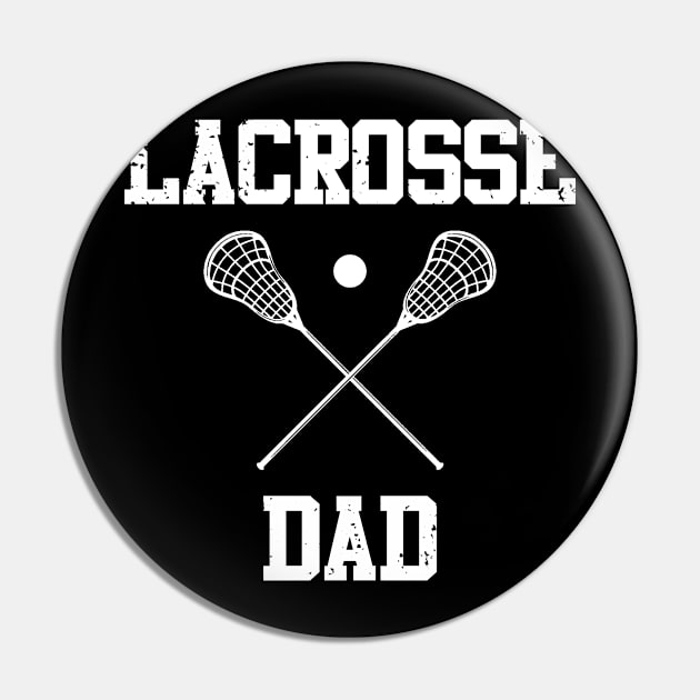 Lacrosse Dad Pin by Visual Vibes