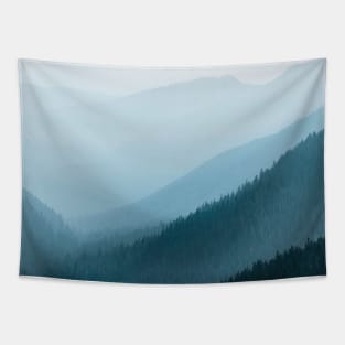 PNW Mountain Adventure Tapestry