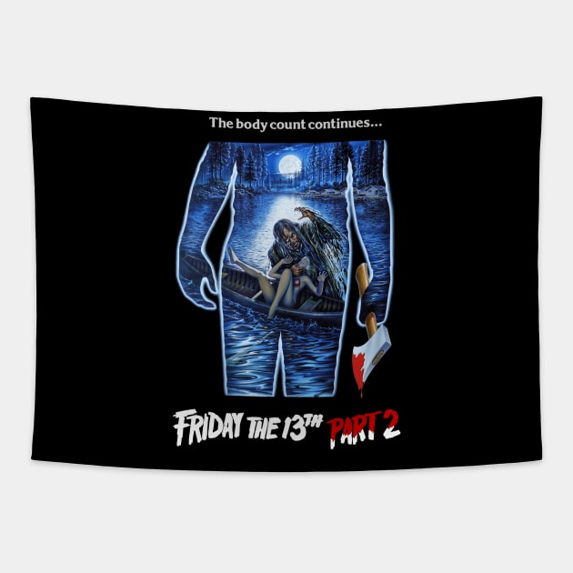 Friday the 13th Part 2 Tapestry by pizowell