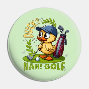 Golfer Funny Golf Duck Pin