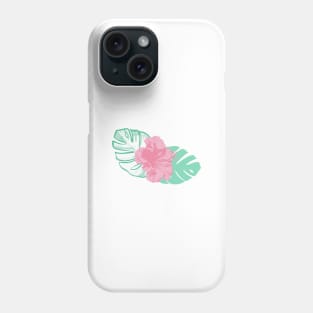 Beautiful Tropical Hibiscus Print Phone Case