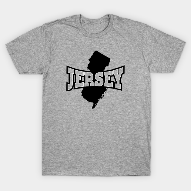 Discover NEW JERSEY w/Silhouette - New Jersey - T-Shirt