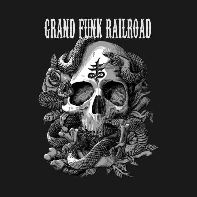 GRAND FUNK RAILROAD BAND MERCHANDISE by Rons Frogss