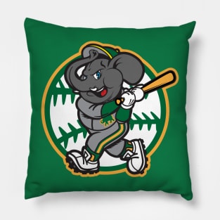 Oakland A's Elephant Baseball Pillow