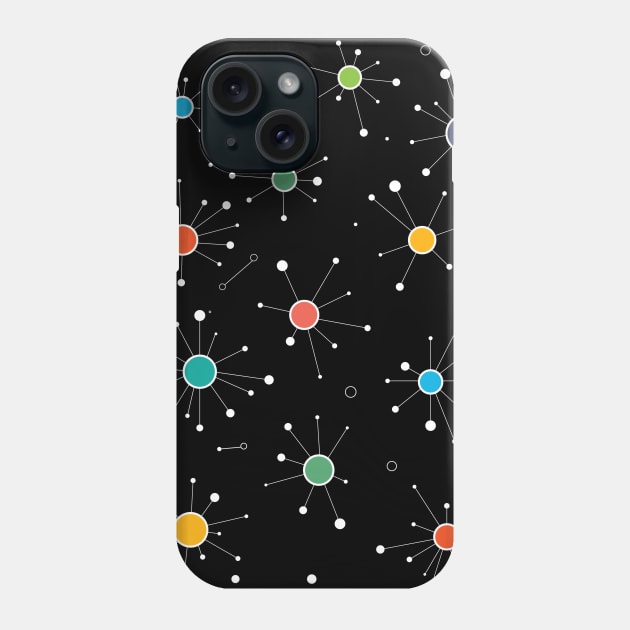 Simple Colourful Minimalist Geometric Mini Constellations Pattern Phone Case by Liam Warr