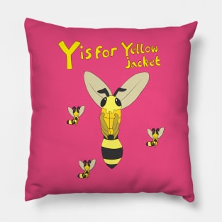 Y is for Yellowjacket Pillow