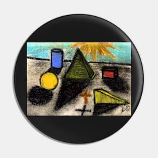 SHAPES OF TIME Pin