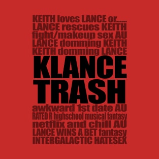 KLANCE TRASH (Black Version) T-Shirt