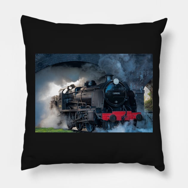 Steam Engine Pillow by Robert john