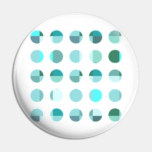 Abstract Geometric Dots Pattern Pin