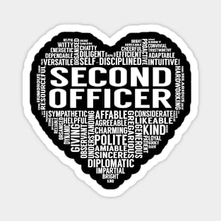 Second Officer Heart Magnet