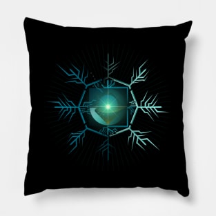 SNOWFLAKE FREEZE PORTAL BRIDGE 01 Pillow