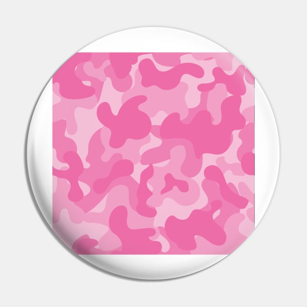 Pink camouflage Pin by RebecaZum