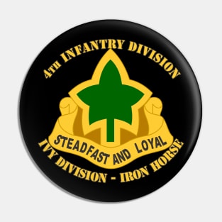 4th Infantry Division Pin