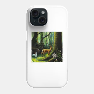 The Mythical Forest Creatures Deer Rabbit Phone Case