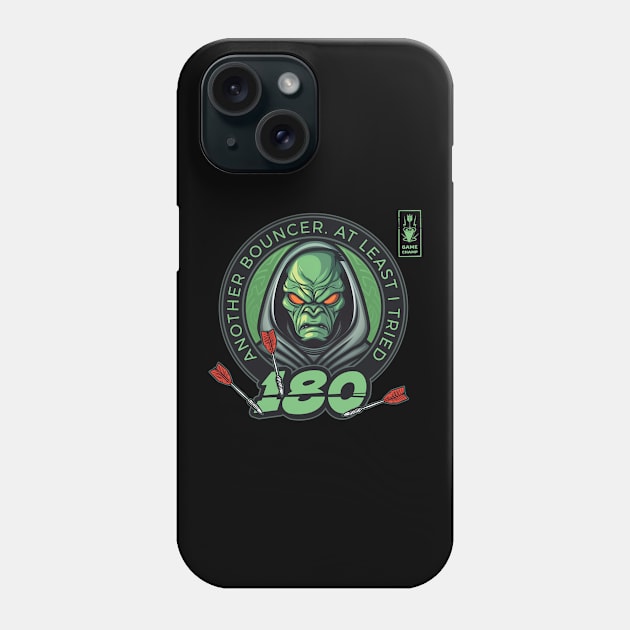 Dart 180 Onehundredandeigthy Bouncer Green Player Phone Case by Adam Brooq