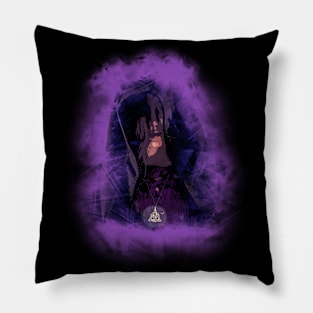 Cloaked Figure Fantasy Art Pillow