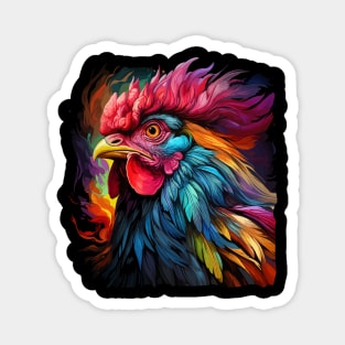 Chicken Rainbow Magnet