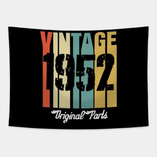 Vintage 1952 Original Parts Retro Vintage Birthday Gifts 68s Tapestry