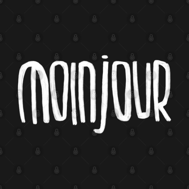 moin, bonjour, guten morgen, Moinjour by badlydrawnbabe