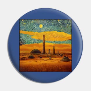 Starry Night in Mos Eisley Tatooine Pin